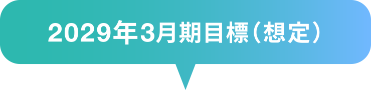 2029年3月期目標（想定）