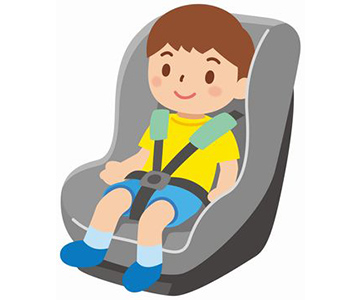 幼児のチャイルドシートイメージ