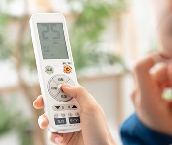 エアコンのリモコン