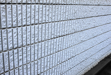 リブブロック塀